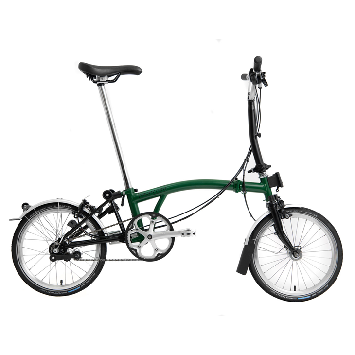 Bicicletta brompton M6L Racing Green/ Back