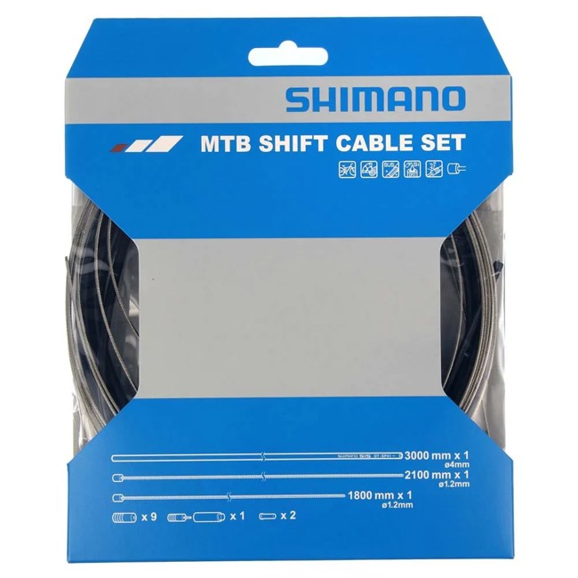Câble de transmission shimano Kit Cables Cambio Polímero 