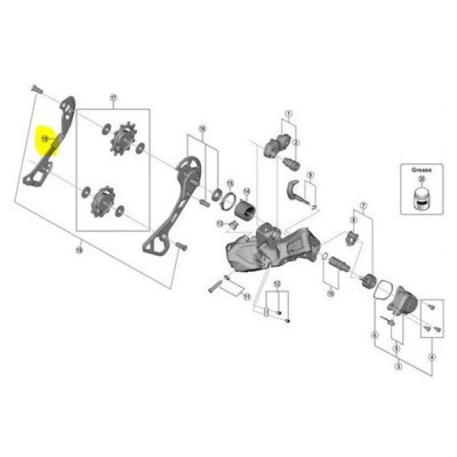 Transmission shimano RX817