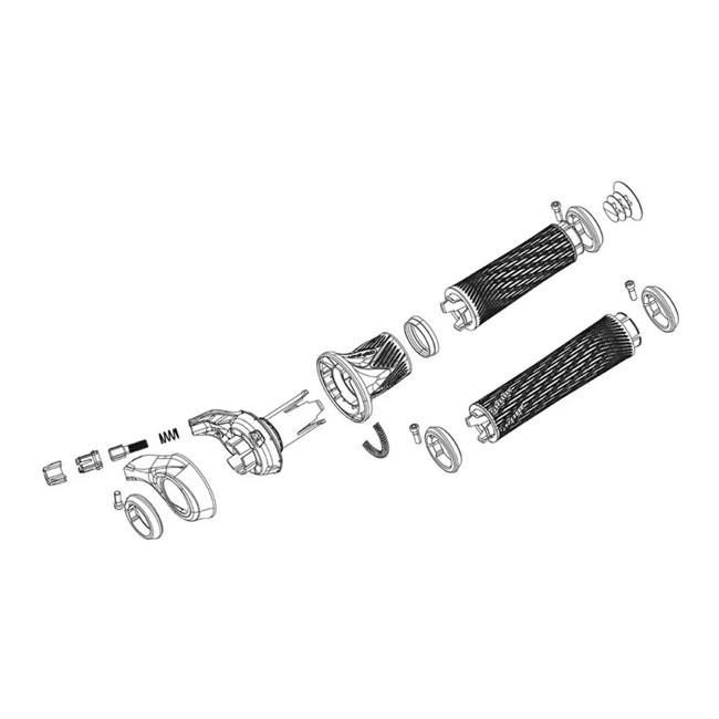 Leve sram Gripshift X01 Eagle