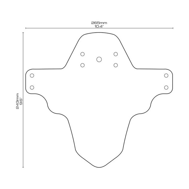Guardabarros Ams Mud Guard