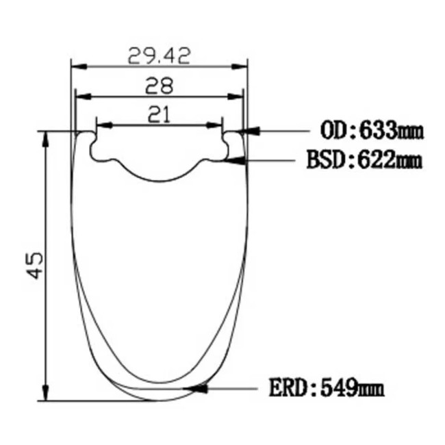 Räder Gurpil Rr45 Wave21 Carbon C/l