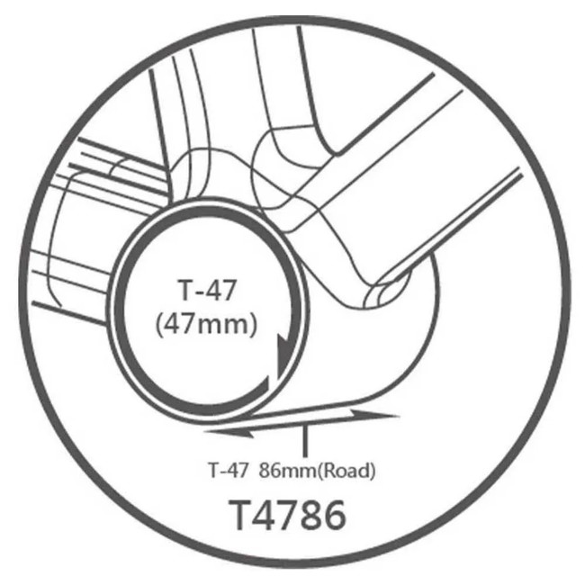 Zentrierständer Tripeak Jetstream Pro T47/85,5mm