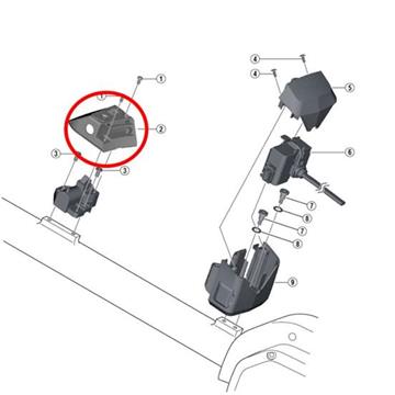 Držiak SHIMANO SOPORTE BATERIA E-6010