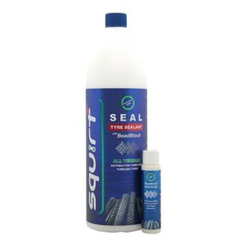 SQUIRT Tubeless Liquid Seal Tyre Sealant W/Beadblock 1000ml