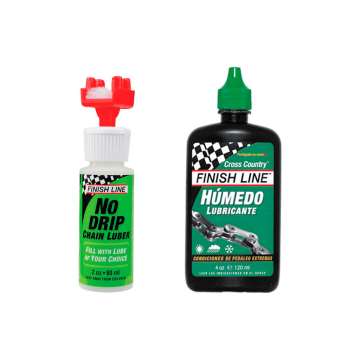 FINISH LINE Oil Combo No Drip Cross Country Bote 4 Oz