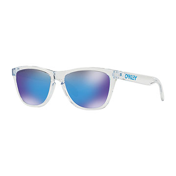 OAKLEY Sunglass Frogskins Crystal Clear/Prizm Sapphire