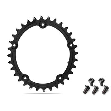  ABSOLUTE BLACK Oval Road/Gravel 110X5 Asymm+Bolts