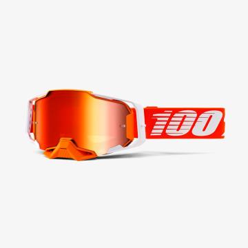 100% Goggle Armega Regal Mirror Red Lens