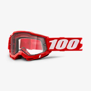 Máscara 100% Accuri 2 Enduro Moto / Red Clear Dual