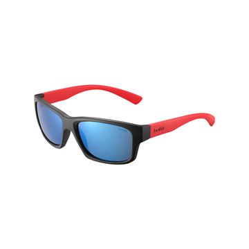 Okulary przeciwsłoneczne BOLLE BIKE Bolle Holman Floatable Black Red / HD Polarized Offshore Blue