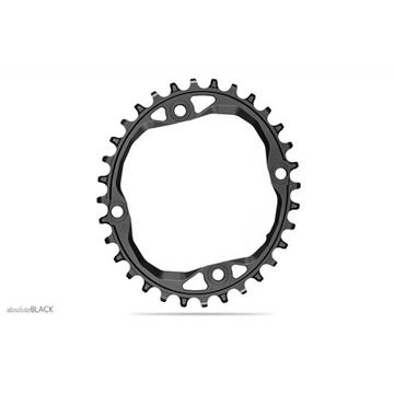 Plateaux ABSOLUTE BLACK Oval 104Bcd N/W For Shimano Hg+ 12Spd 