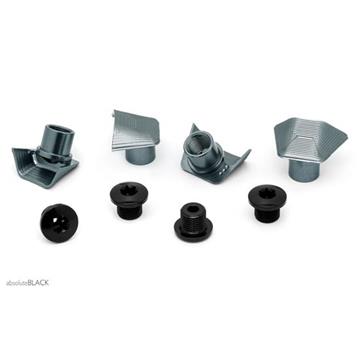 Skrutky ABSOLUTE BLACK Tornillos Plato Ultegra 6800