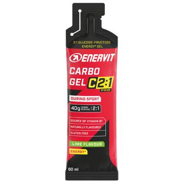 Gel ENERVIT Carbo Gel C2:1PRO Lime
