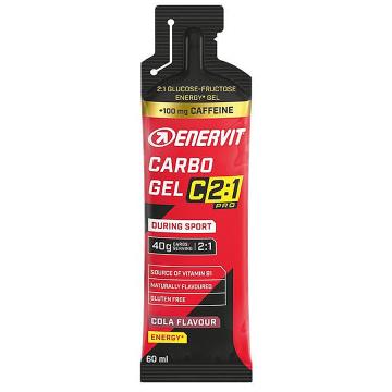 Gel ENERVIT Carbo Gel C2:1PRO Cola con cafeína