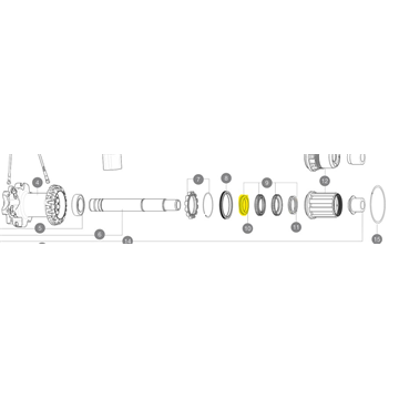 MAVIC Kit  ID360 MTB 24T 3 Noise Reducing Pads