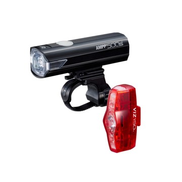 Cateye Light Set Ampp500s&Viz150 (Usb-C/Usb-C)