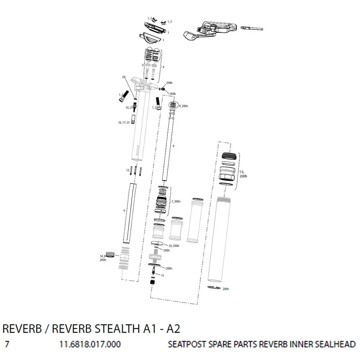 Náhradný diel ROCK SHOX TAPON VASTAGO INT. REVERB
