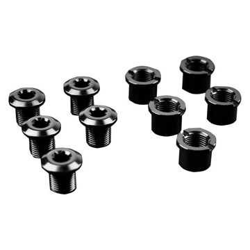 Skrutky ABSOLUTE BLACK Road & Mtb Long+Nuts 110/5Bcd Big