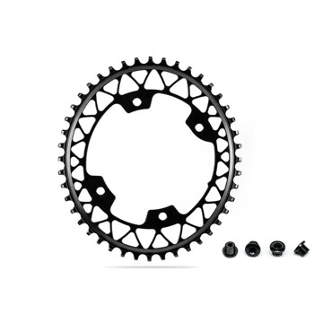 ABSOLUTE BLACK Chainring Oval 1X 110X4 Shim 9100/8000/9000