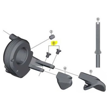 Skrutky SHIMANO XT M9050 Pulsador Di2