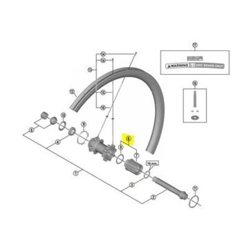 Moyeu SHIMANO R9170-C60-Tu-R12 Nucleo
