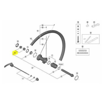 Rýchloupínač kolesa SHIMANO Wh-Rs700-C30-Tl-R