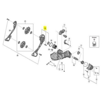 Zadná prehadzovačka SHIMANO RX817