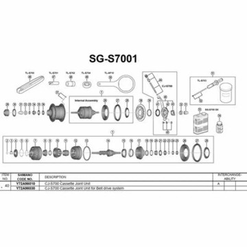 Mozzo SHIMANO CJ-S700