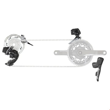 Sada SRAM E-Tap Axs 2X Hidro Flat Mount 6B 2P