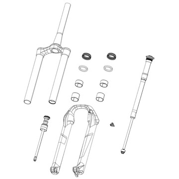 ROCK SHOX Shock Cartucho bloqueo  Remoto XC30/Judy Tk