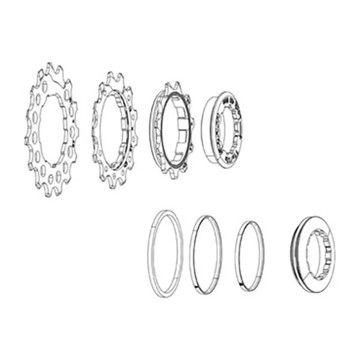 Uzáver SRAM Kit Elastomeros Cassette 10/28