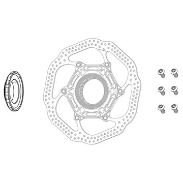 Tornillos SRAM Tornillos T25 Acero Disco (24 Uds)