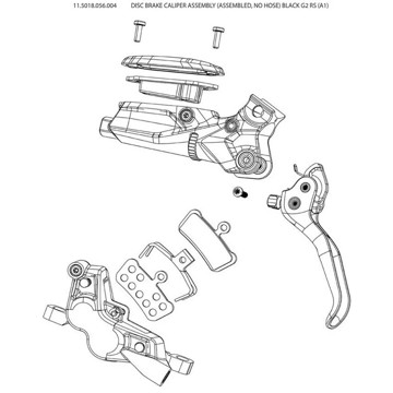Náhradné diely na brzdy SRAM Completa G2 Rs