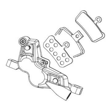 Náhradné diely na brzdy SRAM Pinza Completa G2 RSC