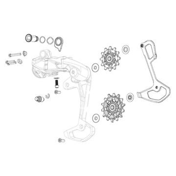 Skrutky SRAM Kit Tornillo Cambio Gx Eagle