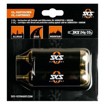 SKS CO2 Cylinder Cartucho Aire C02 24 Gr