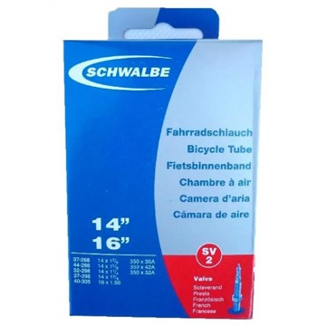 Chambre à air SCHWALBE 14X1 3/8-1.75 V Presta 40Mm