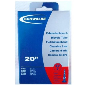 Cámara SCHWALBE 20X1 1/8-1.50 V 40Mm