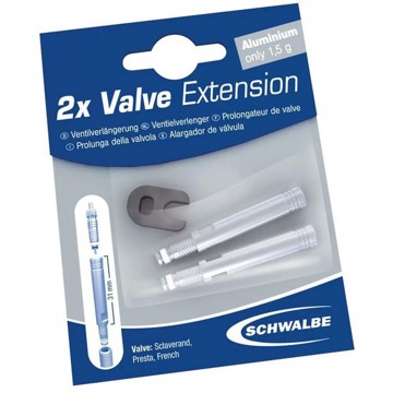 Ventily SCHWALBE V Presta Alu 65Mm(2 Un)
