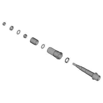 Pedále SHIMANO Eje pedal completo Iz. PD-R8000
