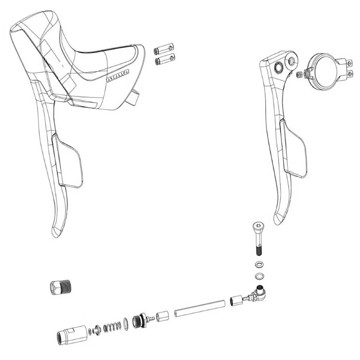 Maneta SRAM Rec Mnt Fr/Camb Apx Etp AXS Izq Disc