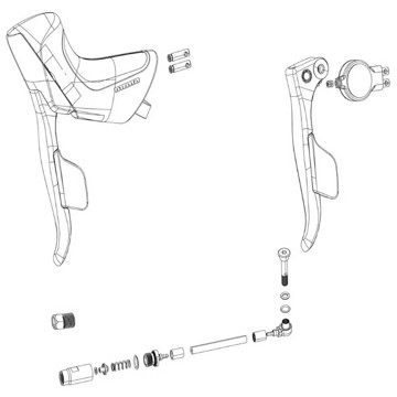 SRAM Shifter Kit Leva Mnt Etp AXS Dch Disc