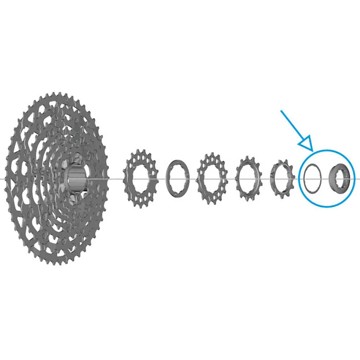 Pastoroky SHIMANO Cierre Y Arandela CS-Lg700