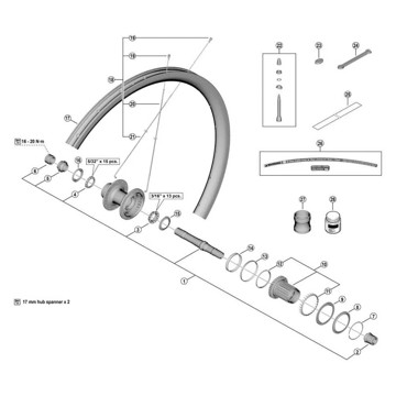 Náboj SHIMANO Rueda Libre WH-RX880