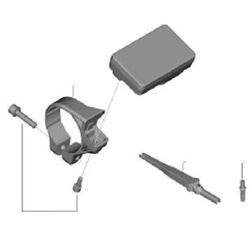 Batéria e-bike SHIMANO Stay B (Dia 35mm) w/Nut SC-EN600