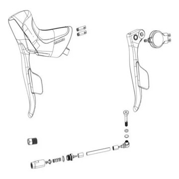 Maneta SRAM Leva Freno Disc Red eTap AXS E1 Izq