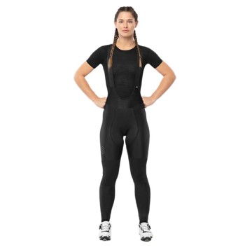 SIROKO Long cycling tights with straps Premier