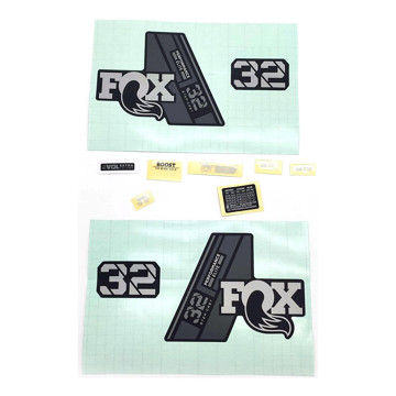 FOX SHOX Accessory Adhesivos 2021  P-Se Horq Negra