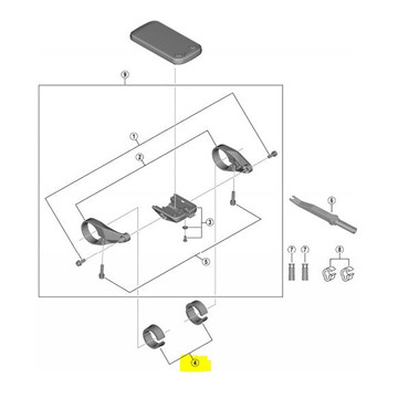 Adaptér SHIMANO SC-E6010 Adaptador (2Uds)